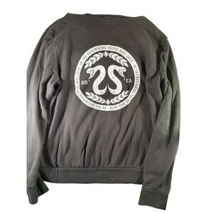 Crssd 2017 Unisex Black Zip-Up Hoodie Size XL